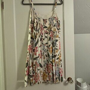 Old Navy White Floral Cami Dress - Size Large